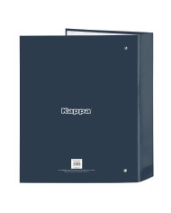 Raccoglitore ad anelli Kappa Dark navy Blu Marino A4 27 x 33 x 6 cm