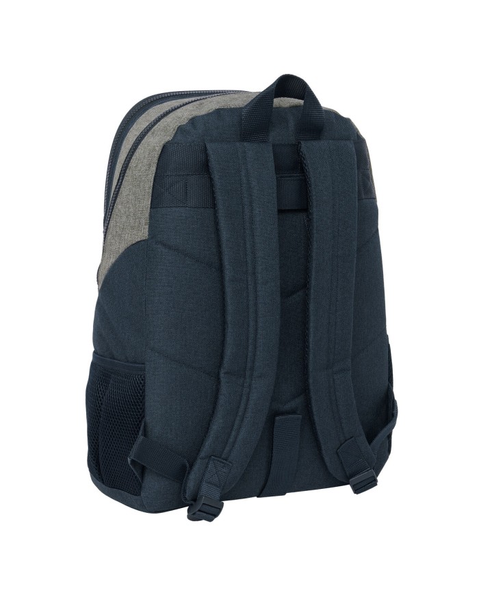 Zaino Scuola Kappa Dark navy Grigio Blu Marino 32 x 44 x 16 cm Zaino Scuola Kappa Dark navy Grigio Blu Marino 32 x 44 x 16 cm