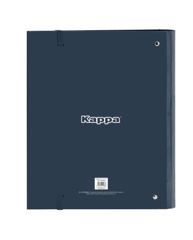 Raccoglitore ad anelli Kappa Dark navy Blu Marino 27 x 32 x 3.5 cm