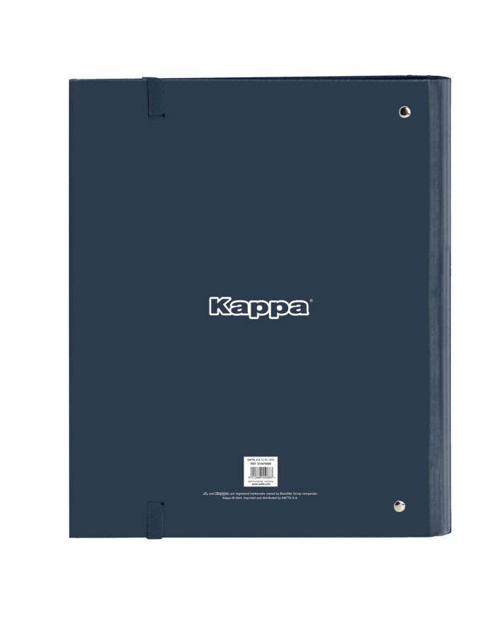 Raccoglitore ad anelli Kappa Dark navy Blu Marino 27 x 32 x 3.5 cm