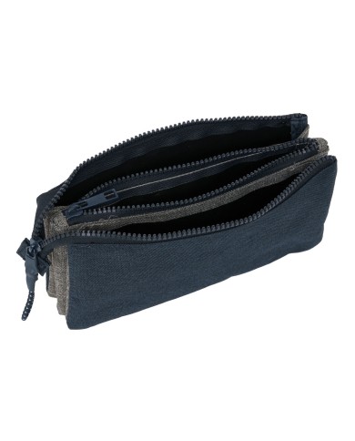 Portaoggetti Triplo Kappa Dark navy Grigio Blu Marino 22 x 12 x 3 cm Portaoggetti Triplo Kappa Dark navy Grigio Blu Marino 22 x 12 x 3 cm