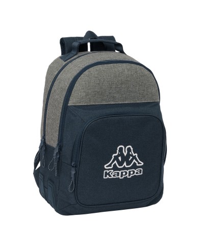 Zaino Scuola Kappa Dark navy Grigio Blu Marino 32 x 42 x 15 cm