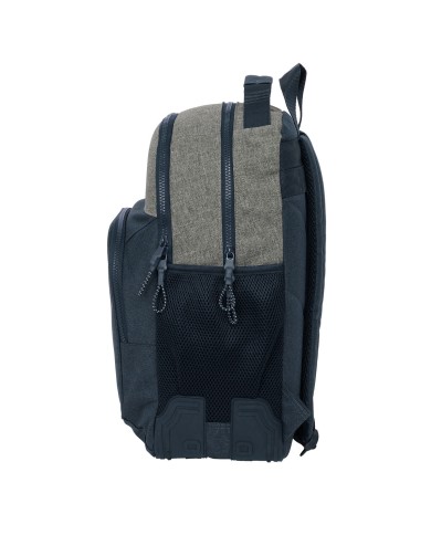 Zaino Scuola Kappa Dark navy Grigio Blu Marino 32 x 42 x 15 cm