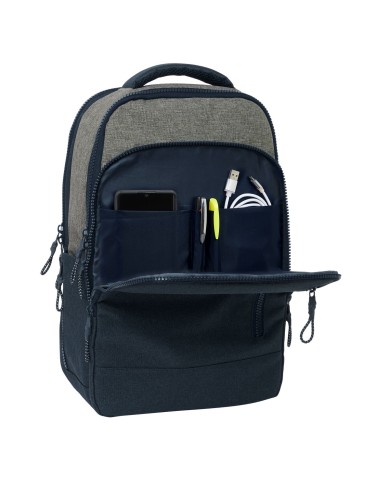 Zaino per Portatile Kappa Dark Navi Grigio Blu Marino 29 x 44 x 15 cm Zaino per Portatile Kappa Dark Navi Grigio Blu Marino 29 x 44 x 15 cm