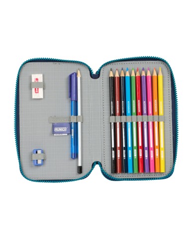 Astuccio Doppio Munich Nautic Blu Marino 12.5 x 19.5 x 4 cm 28 Pezzi Astuccio Doppio Munich Nautic Blu Marino 12.5 x 19.5 x 4 cm 28 Pezzi