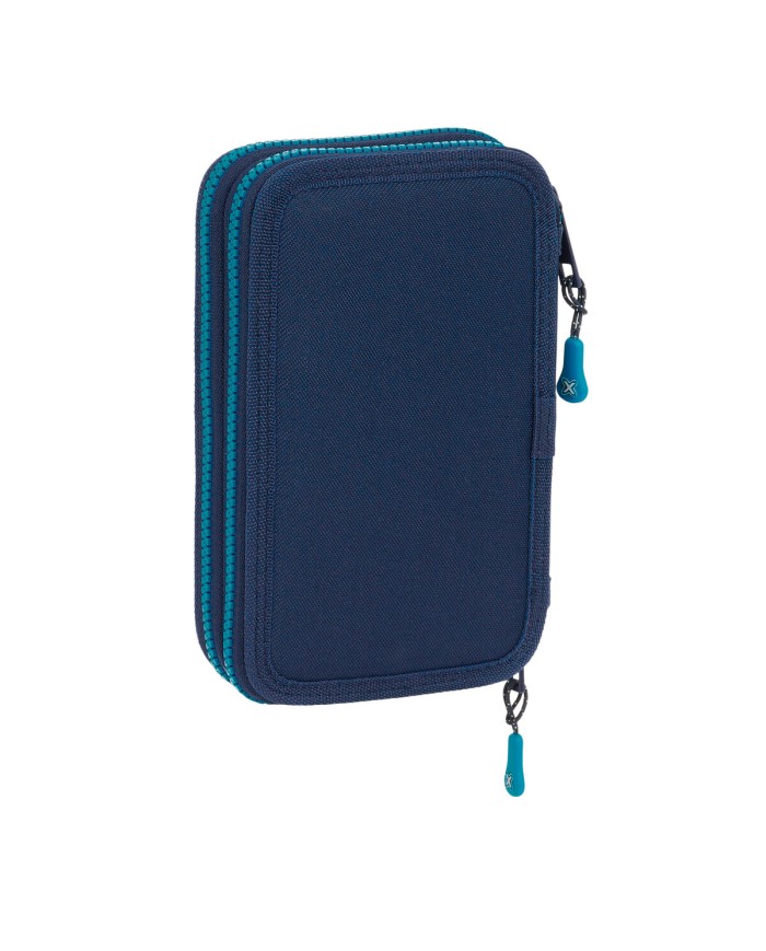 Astuccio Doppio Munich Nautic Blu Marino 12.5 x 19.5 x 4 cm 28 Pezzi