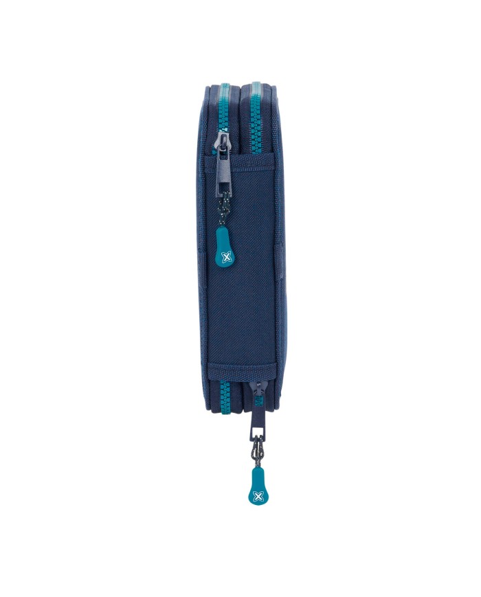 Astuccio Doppio Munich Nautic Blu Marino 12.5 x 19.5 x 4 cm 28 Pezzi