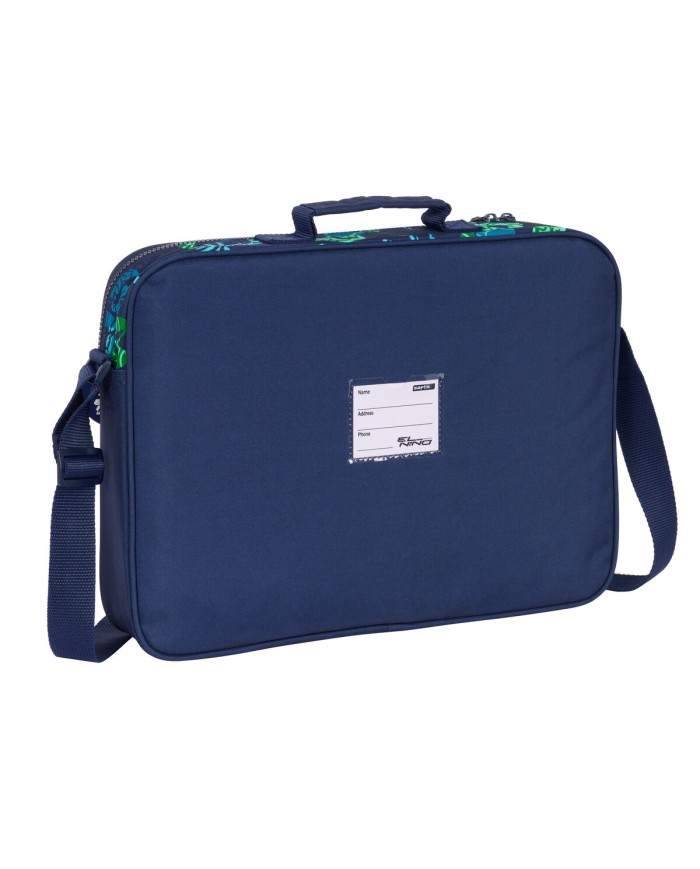 Borsa per la scuola El Niño Glassy Blu Marino 38 x 28 x 6 cm Borsa per la scuola El Niño Glassy Blu Marino 38 x 28 x 6 cm