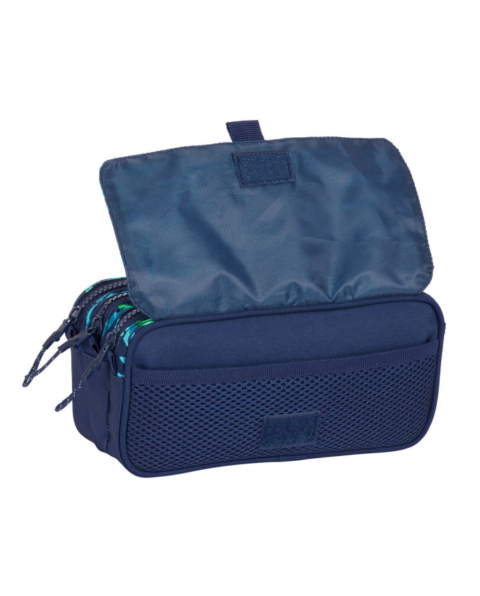 Portaoggetti Triplo El Niño Glassy Blu Marino 21,5 x 10 x 8 cm Portaoggetti Triplo El Niño Glassy Blu Marino 21,5 x 10 x 8 cm