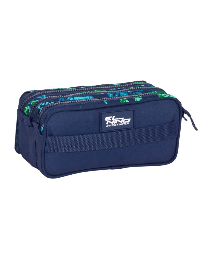 Portaoggetti Triplo El Niño Glassy Blu Marino 21,5 x 10 x 8 cm Portaoggetti Triplo El Niño Glassy Blu Marino 21,5 x 10 x 8 cm