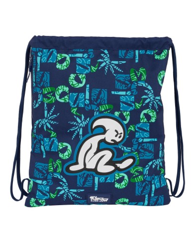 Zainetto con Cordini El Niño Glassy Blu Marino 35 x 40 x 1 cm Zainetto con Cordini El Niño Glassy Blu Marino 35 x 40 x 1 cm