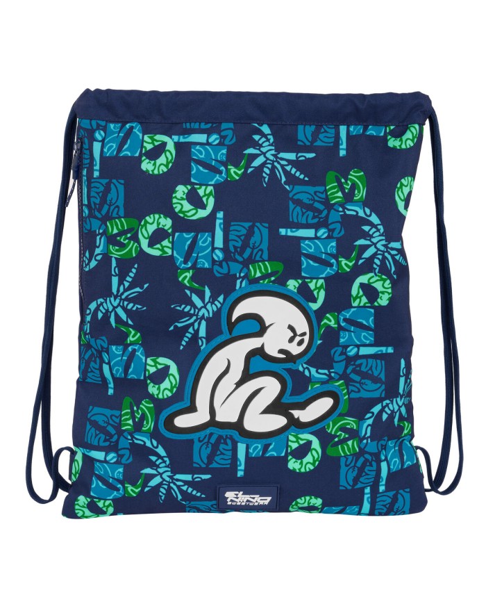 Zainetto con Cordini El Niño Glassy Blu Marino 35 x 40 x 1 cm Zainetto con Cordini El Niño Glassy Blu Marino 35 x 40 x 1 cm