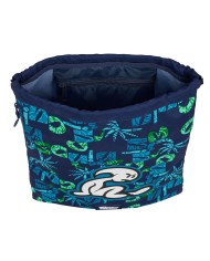 Zainetto con Cordini El Niño Glassy Blu Marino 35 x 40 x 1 cm Zainetto con Cordini El Niño Glassy Blu Marino 35 x 40 x 1 cm