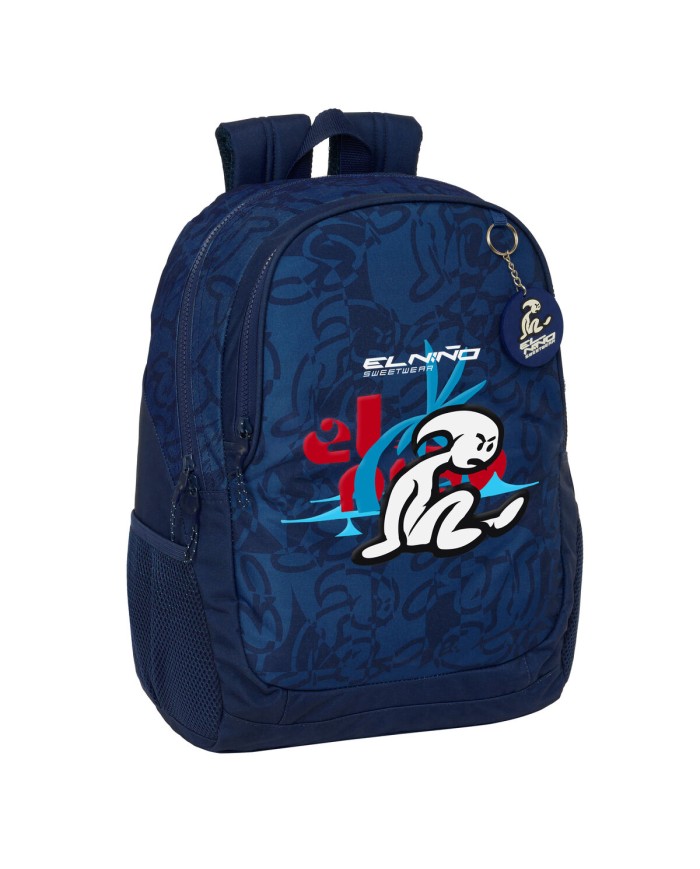 Zaino Scuola El Niño Paradise Blu Marino 32 x 44 x 16 cm