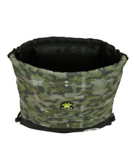 Zainetto con Cordini Kelme Travel Nero Verde 35 x 40 x 1 cm Zainetto con Cordini Kelme Travel Nero Verde 35 x 40 x 1 cm