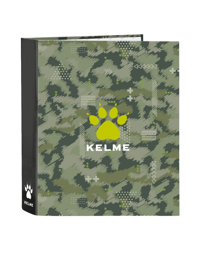 Raccoglitore ad anelli Kelme Travel Nero Verde A4 27 x 33 x 6 cm