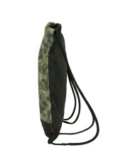 Zainetto con Cordini Kelme Travel Nero Verde 35 x 40 x 1 cm Zainetto con Cordini Kelme Travel Nero Verde 35 x 40 x 1 cm