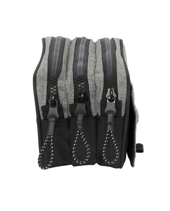 Portaoggetti Triplo Eckō Unltd. Rhino Nero Grigio 21,5 x 10 x 8 cm