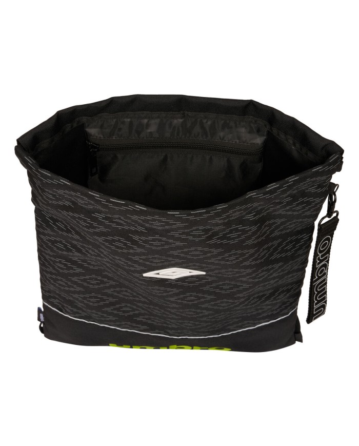 Zainetto con Cordini Umbro Lima Nero 35 x 40 x 1 cm Zainetto con Cordini Umbro Lima Nero 35 x 40 x 1 cm