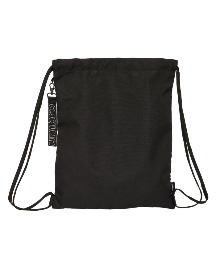 Zainetto con Cordini Umbro Lima Nero 35 x 40 x 1 cm Zainetto con Cordini Umbro Lima Nero 35 x 40 x 1 cm