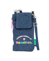 Portamonete Benetton Pink Borsa per Cellulare Rosa Portamonete Benetton Pink Borsa per Cellulare Rosa