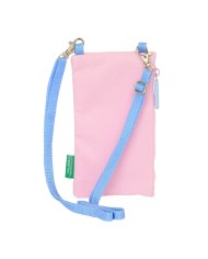 Portamonete Benetton Pink Borsa per Cellulare Rosa Portamonete Benetton Pink Borsa per Cellulare Rosa