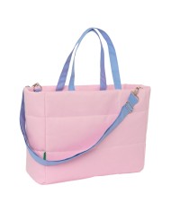 Borsa Benetton Pink Rosa 40 x 31 x 17 cm Borsa Benetton Pink Rosa 40 x 31 x 17 cm