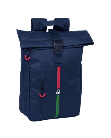 Zaino per Portatile Benetton Italy Blu Marino 28 x 42 x 13 cm Zaino per Portatile Benetton Italy Blu Marino 28 x 42 x 13 cm