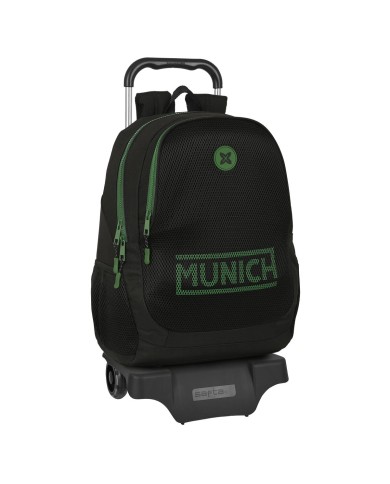 Trolley per la Scuola Munich Caviar Nero 32 x 44 x 16 cm Trolley per la Scuola Munich Caviar Nero 32 x 44 x 16 cm