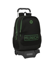 Trolley per la Scuola Munich Caviar Nero 32 x 44 x 16 cm Trolley per la Scuola Munich Caviar Nero 32 x 44 x 16 cm