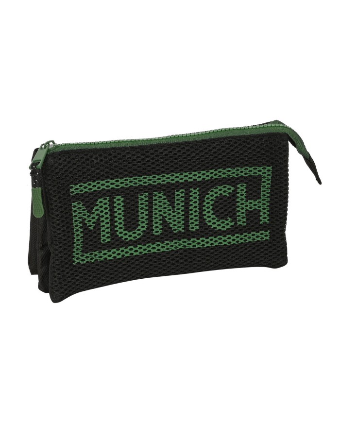 Portaoggetti Triplo Munich Caviar Nero 22 x 12 x 3 cm Portaoggetti Triplo Munich Caviar Nero 22 x 12 x 3 cm