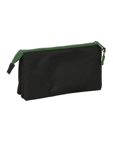 Portaoggetti Triplo Munich Caviar Nero 22 x 12 x 3 cm Portaoggetti Triplo Munich Caviar Nero 22 x 12 x 3 cm