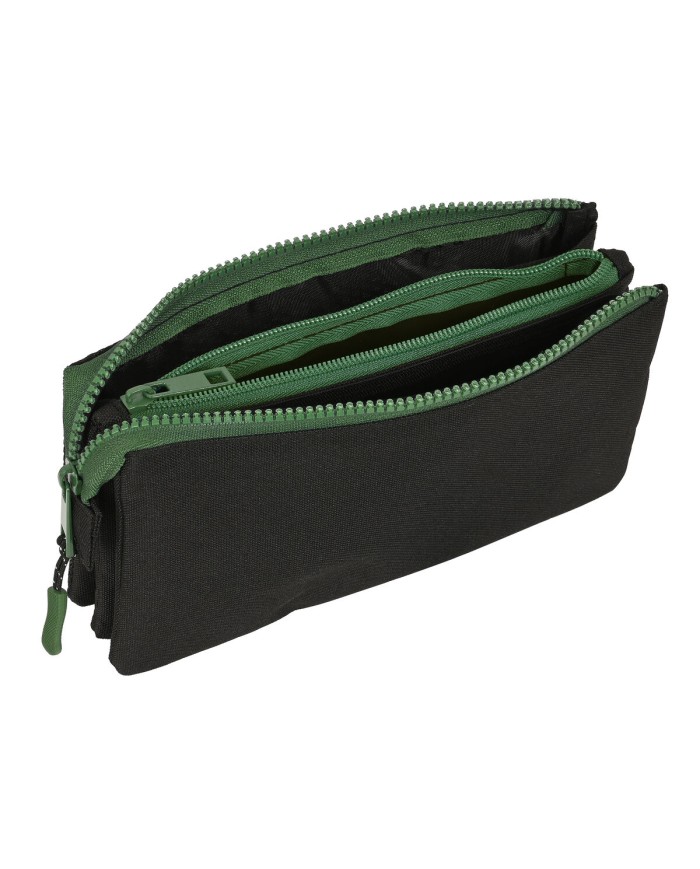 Portaoggetti Triplo Munich Caviar Nero 22 x 12 x 3 cm Portaoggetti Triplo Munich Caviar Nero 22 x 12 x 3 cm