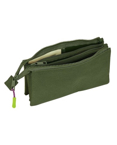 Portaoggetti Triplo Munich Bright khaki Verde 22 x 12 x 3 cm Portaoggetti Triplo Munich Bright khaki Verde 22 x 12 x 3 cm