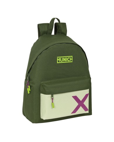 Zaino Scuola Munich Bright khaki Verde 33 x 42 x 15 cm Zaino Scuola Munich Bright khaki Verde 33 x 42 x 15 cm
