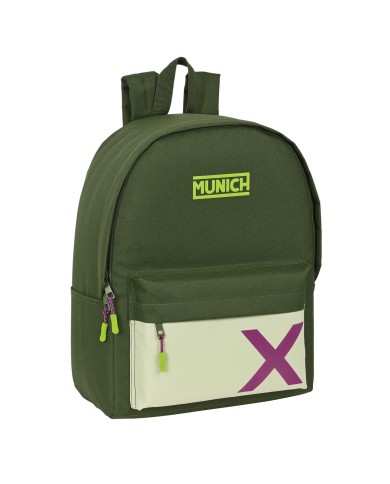Zaino per Portatile Munich Bright Khaki Verde 31 x 40 x 16 cm Zaino per Portatile Munich Bright Khaki Verde 31 x 40 x 16 cm