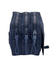 Portaoggetti Triplo Kappa Blue night Blu Marino 21,5 x 10 x 8 cm Portaoggetti Triplo Kappa Blue night Blu Marino 21,5 x 10 x 8 cm