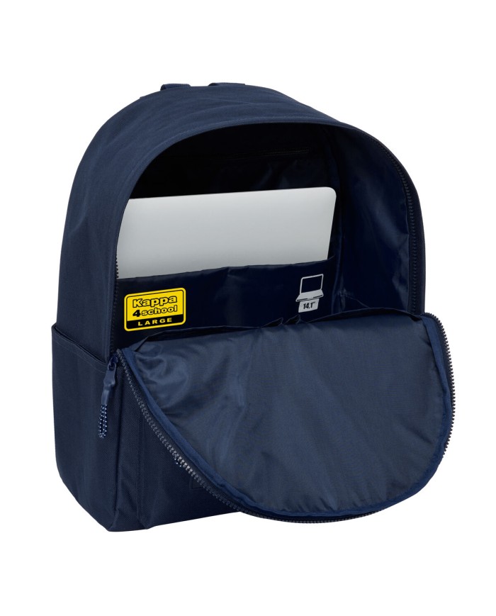 Zaino per Portatile Kappa Blue Night Blu Marino 31 x 40 x 16 cm