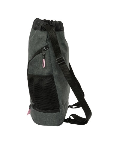 Zaino a Sacca per Bambini Kappa Silver pink Grigio 35 x 40 x 1 cm