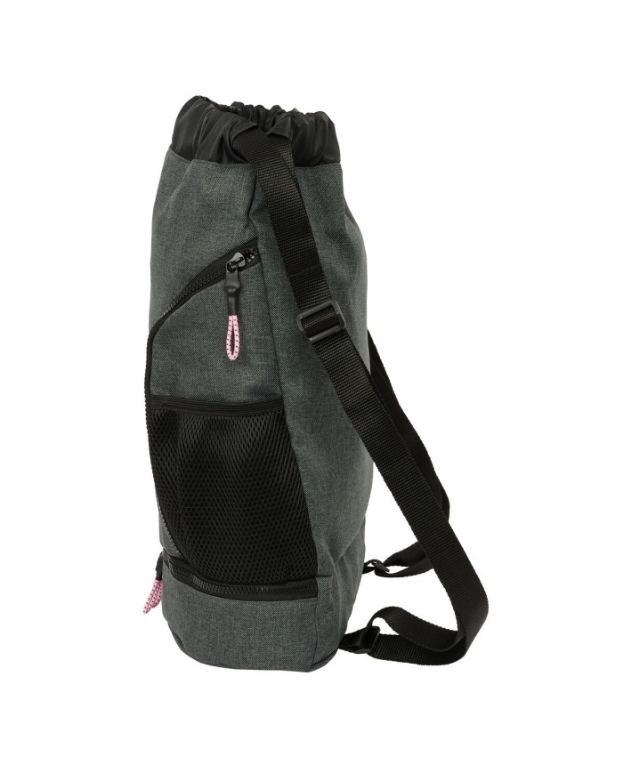 Zaino a Sacca per Bambini Kappa Silver pink Grigio 35 x 40 x 1 cm