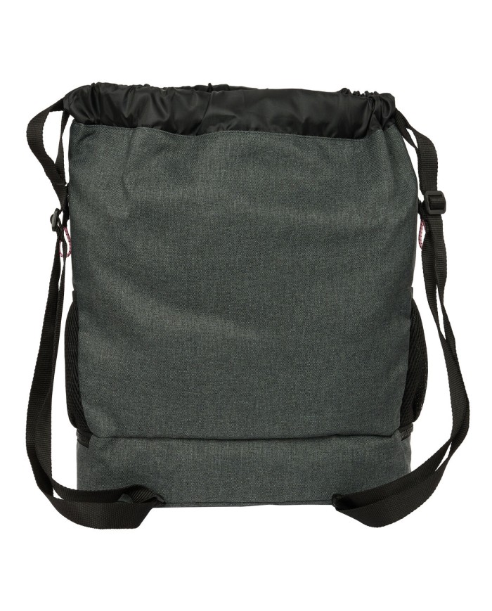 Zaino a Sacca per Bambini Kappa Silver pink Grigio 35 x 40 x 1 cm