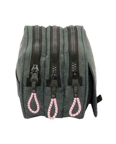 Portaoggetti Triplo Kappa Silver pink Grigio 21,5 x 10 x 8 cm Portaoggetti Triplo Kappa Silver pink Grigio 21,5 x 10 x 8 cm