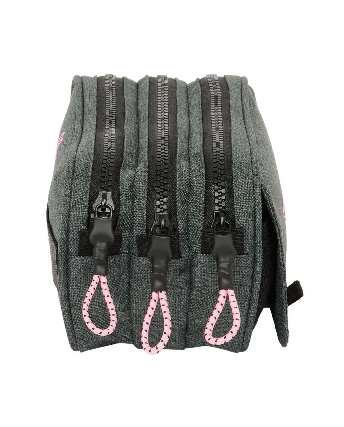 Portaoggetti Triplo Kappa Silver pink Grigio 21,5 x 10 x 8 cm Portaoggetti Triplo Kappa Silver pink Grigio 21,5 x 10 x 8 cm