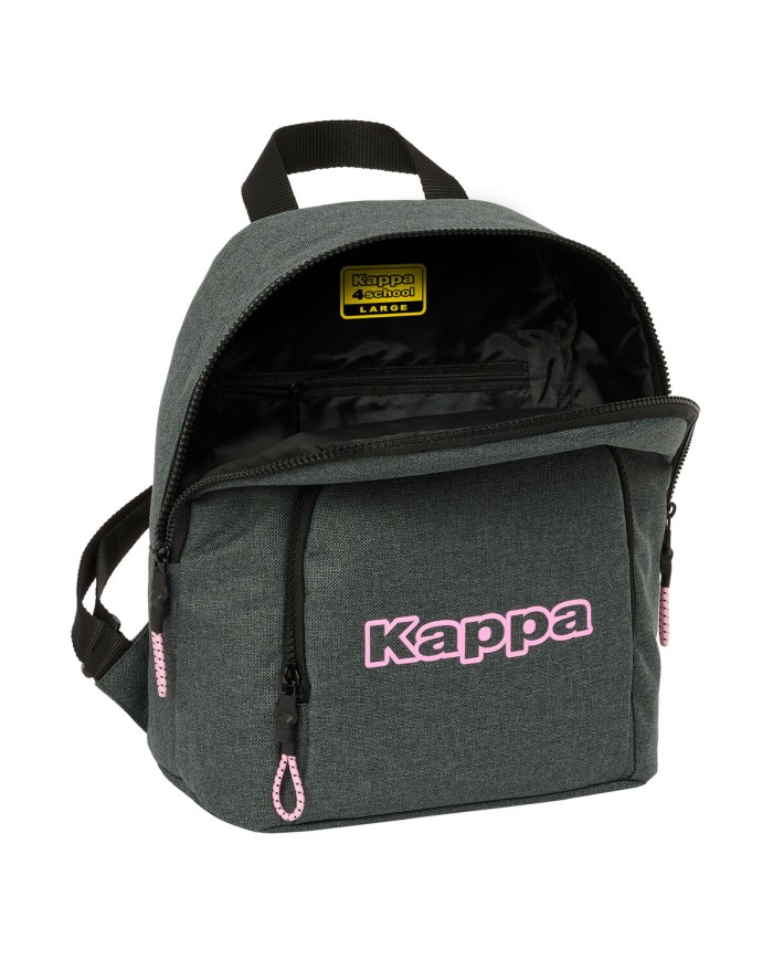 Zaino Kappa Silver pink Mini Grigio 25 x 30 x 13 cm Zaino Kappa Silver pink Mini Grigio 25 x 30 x 13 cm
