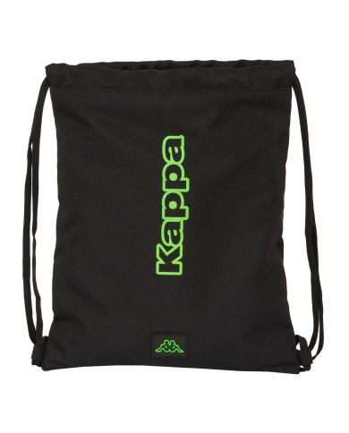 Zainetto con Cordini Kappa Black Nero 35 x 40 x 1 cm