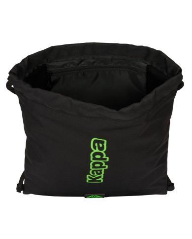 Zainetto con Cordini Kappa Black Nero 35 x 40 x 1 cm