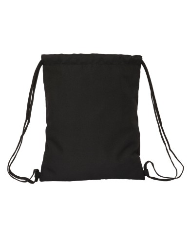 Zainetto con Cordini Kappa Black Nero 35 x 40 x 1 cm Zainetto con Cordini Kappa Black Nero 35 x 40 x 1 cm