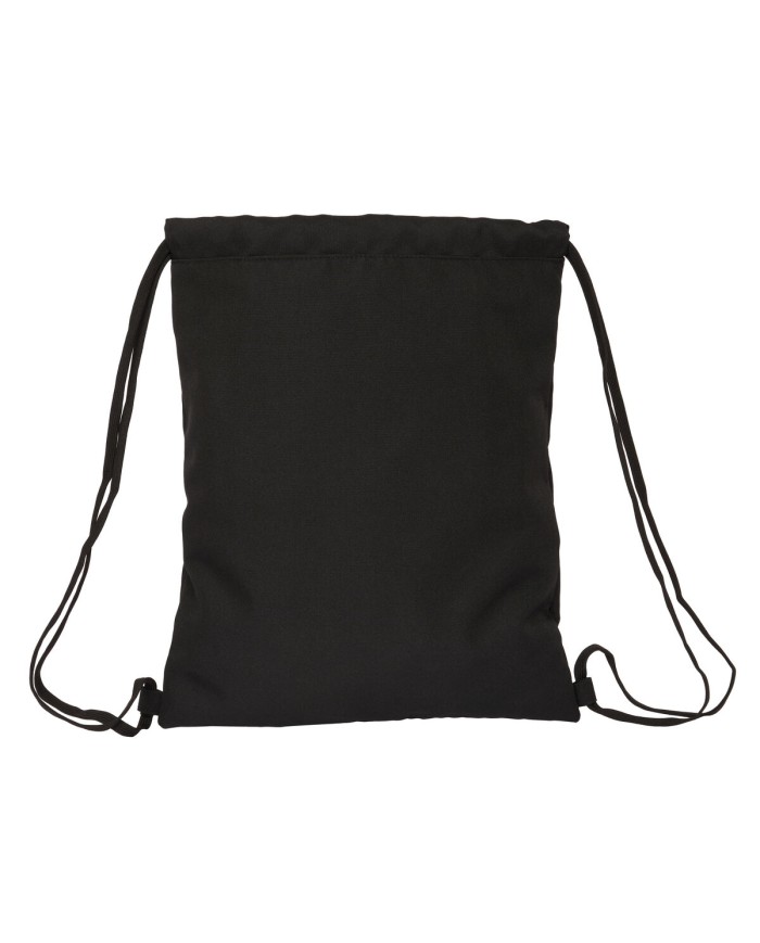 Zainetto con Cordini Kappa Black Nero 35 x 40 x 1 cm Zainetto con Cordini Kappa Black Nero 35 x 40 x 1 cm