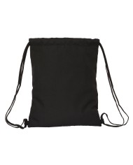 Zainetto con Cordini Kappa Black Nero 35 x 40 x 1 cm Zainetto con Cordini Kappa Black Nero 35 x 40 x 1 cm