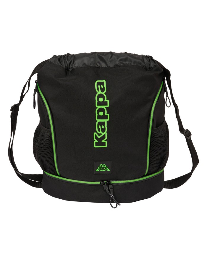 Zaino a Sacca per Bambini Kappa Black Nero 35 x 40 x 1 cm